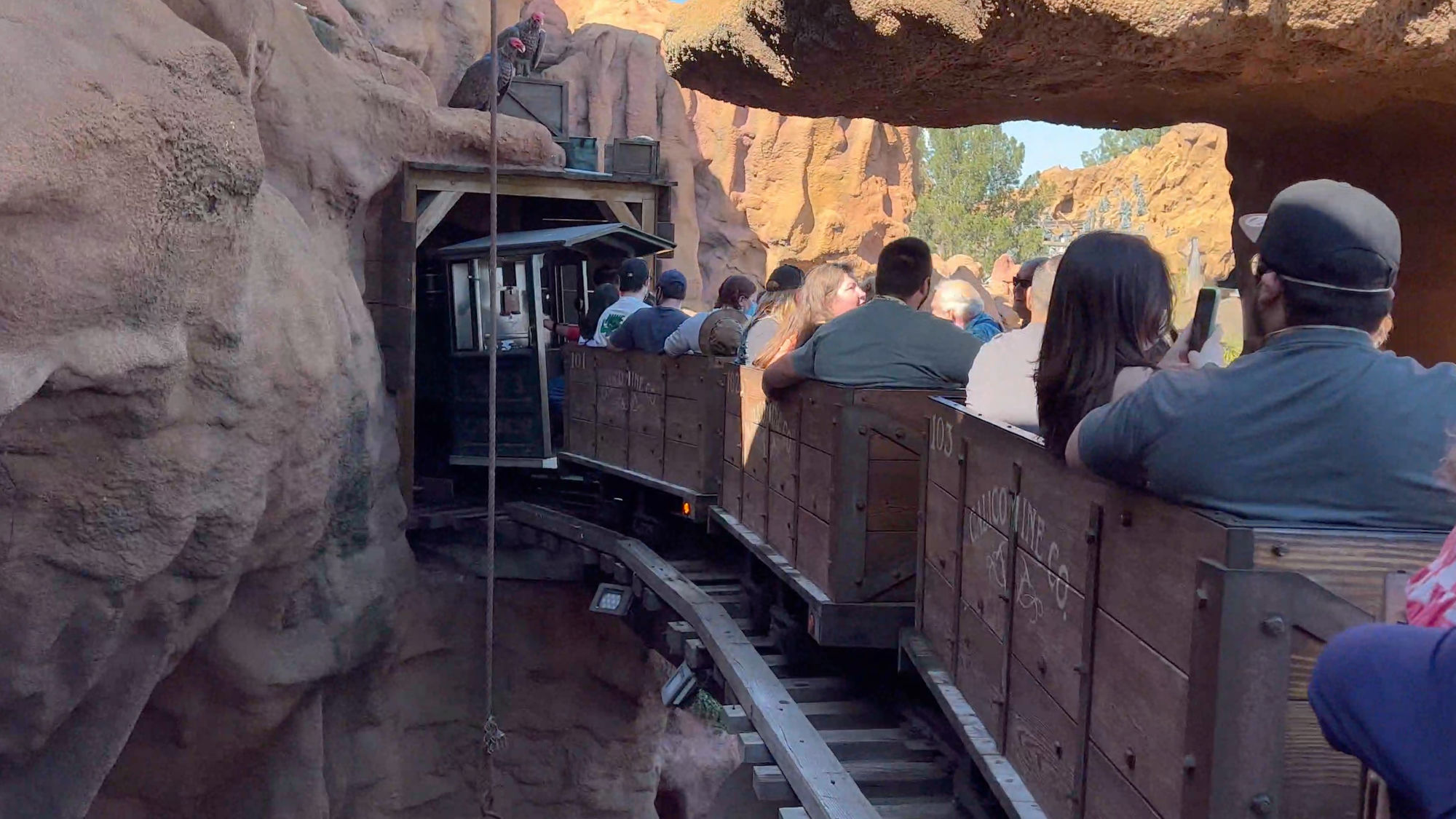 Calico Mine Ride Turkey Vultures