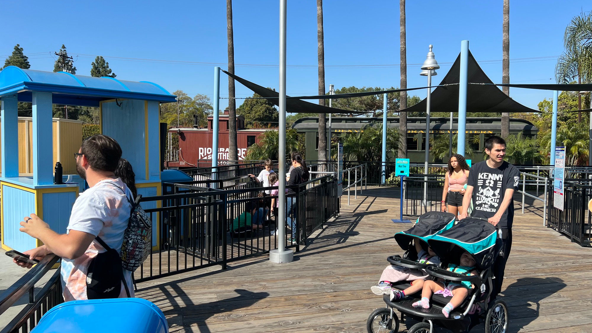 Calico Railroad from the Boardwalk Pier