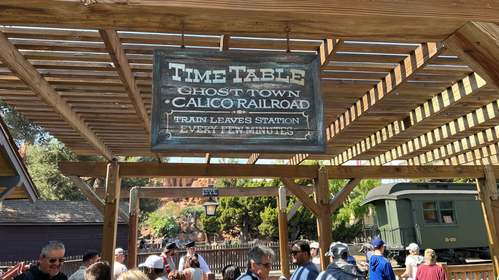 Calico Railroad Time Table