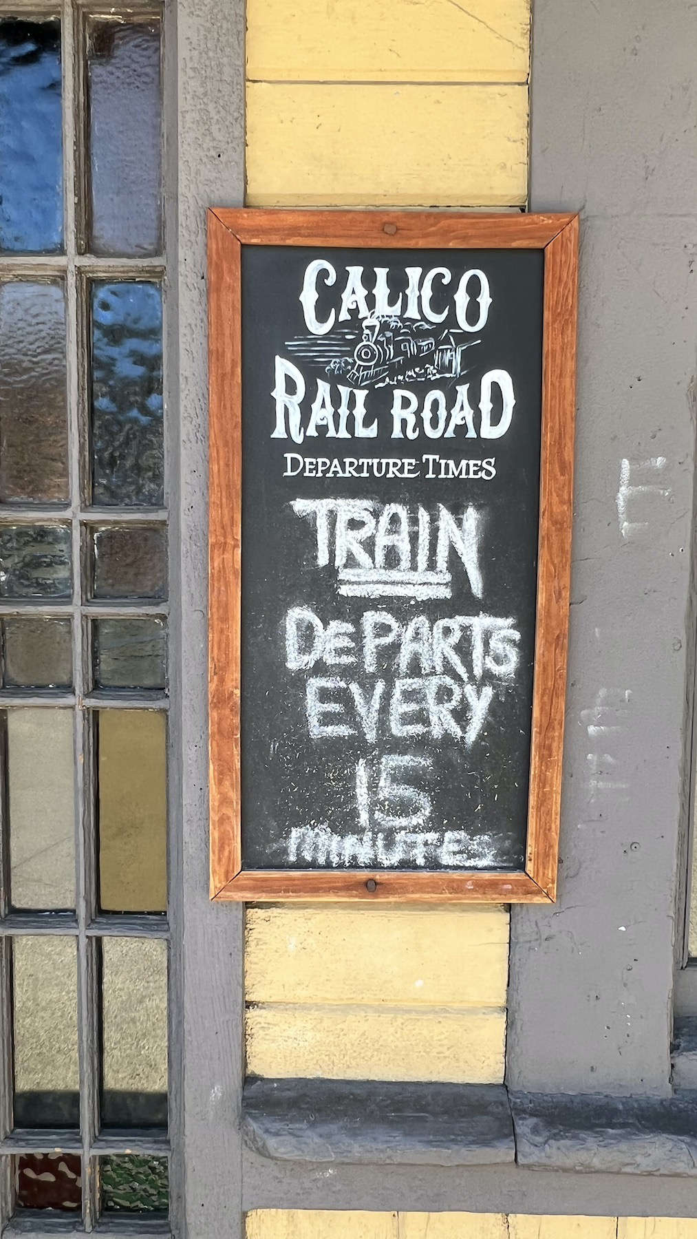 Calico Railway Departs Every 15 Minutes