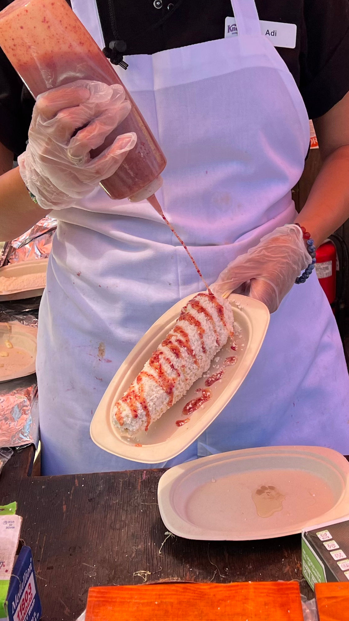 Boysenberry Festival Chow House Booth Boysenberry Elote