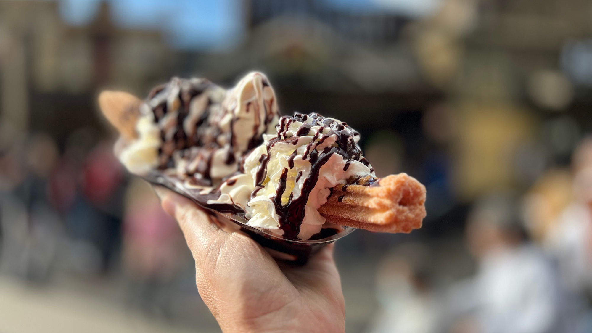 Churro Factory Ice Cream Sundae