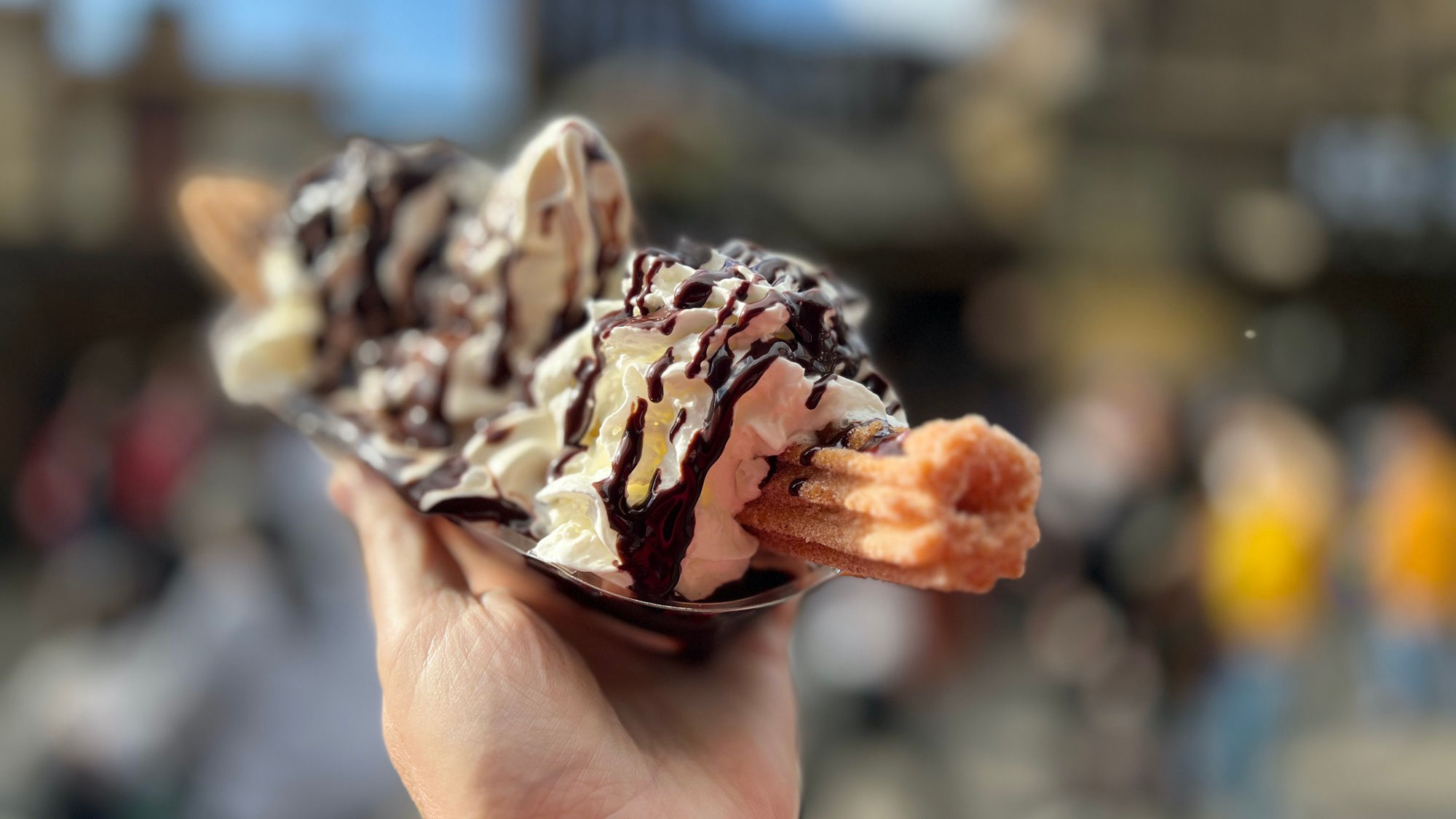 Churro Factory Ice Cream Sundae