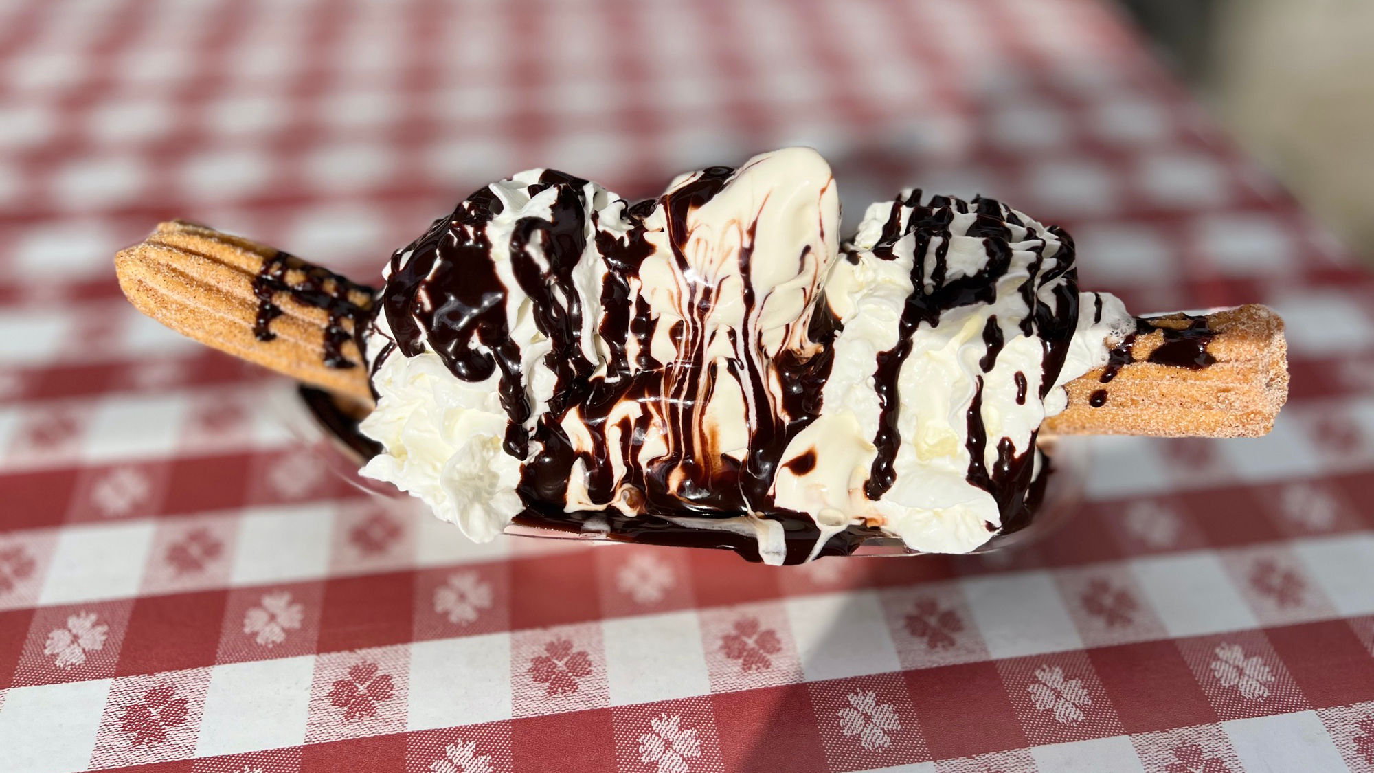 Churro Factory Ice Cream Sundae