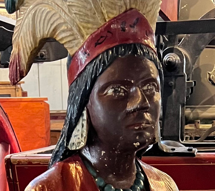 Western Trails Museum Cigar Store Indians