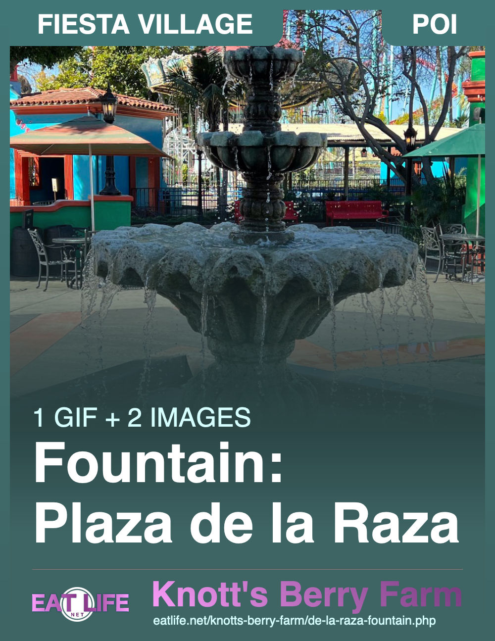 Plaza de la Raza Fountain