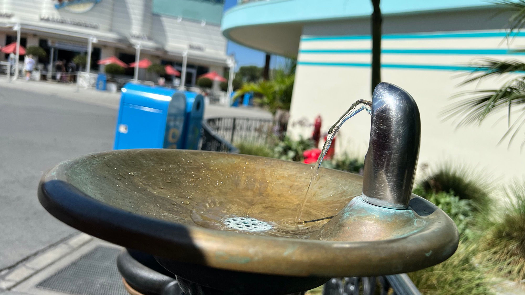 Drinking Fountain Boardwalk Surf Shop