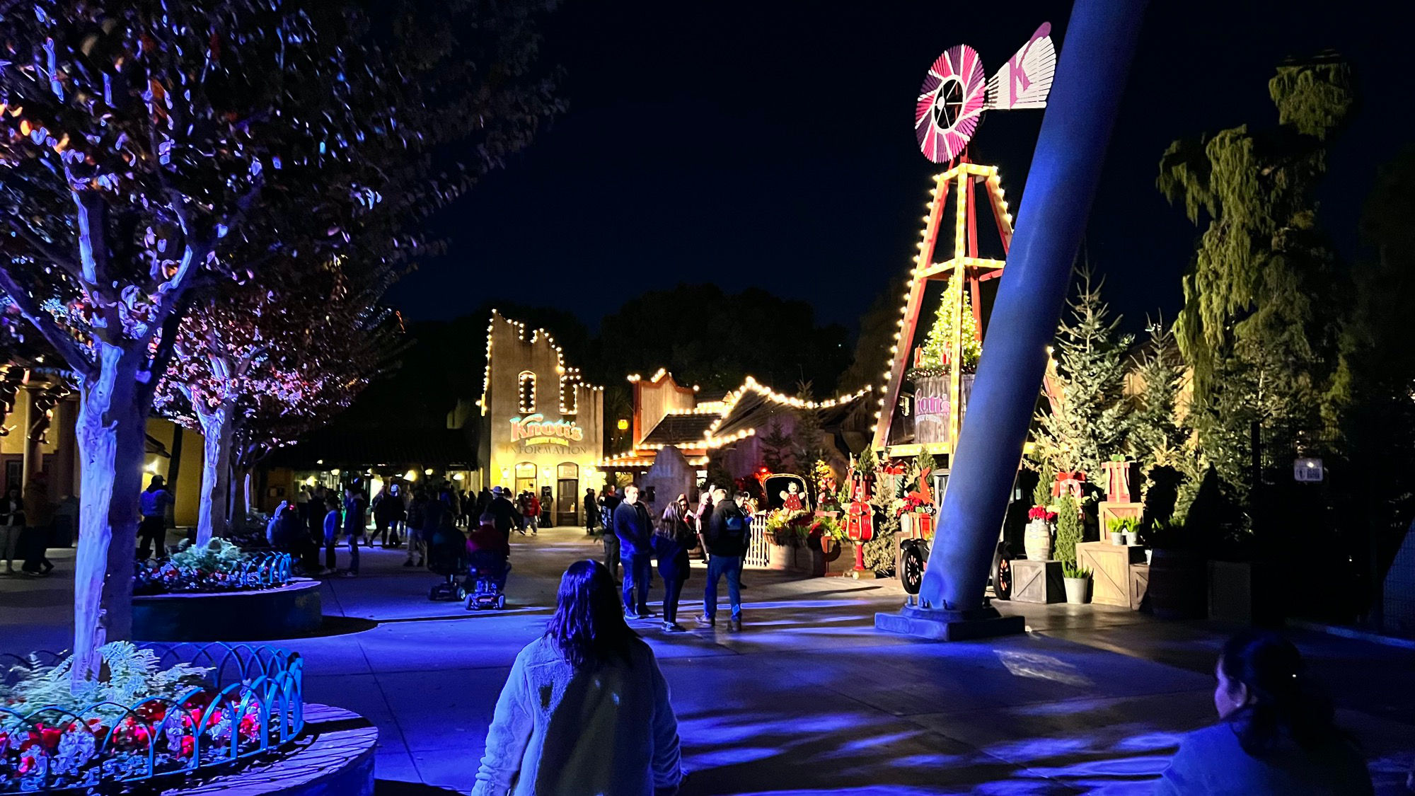 Entrance Windmill At Night