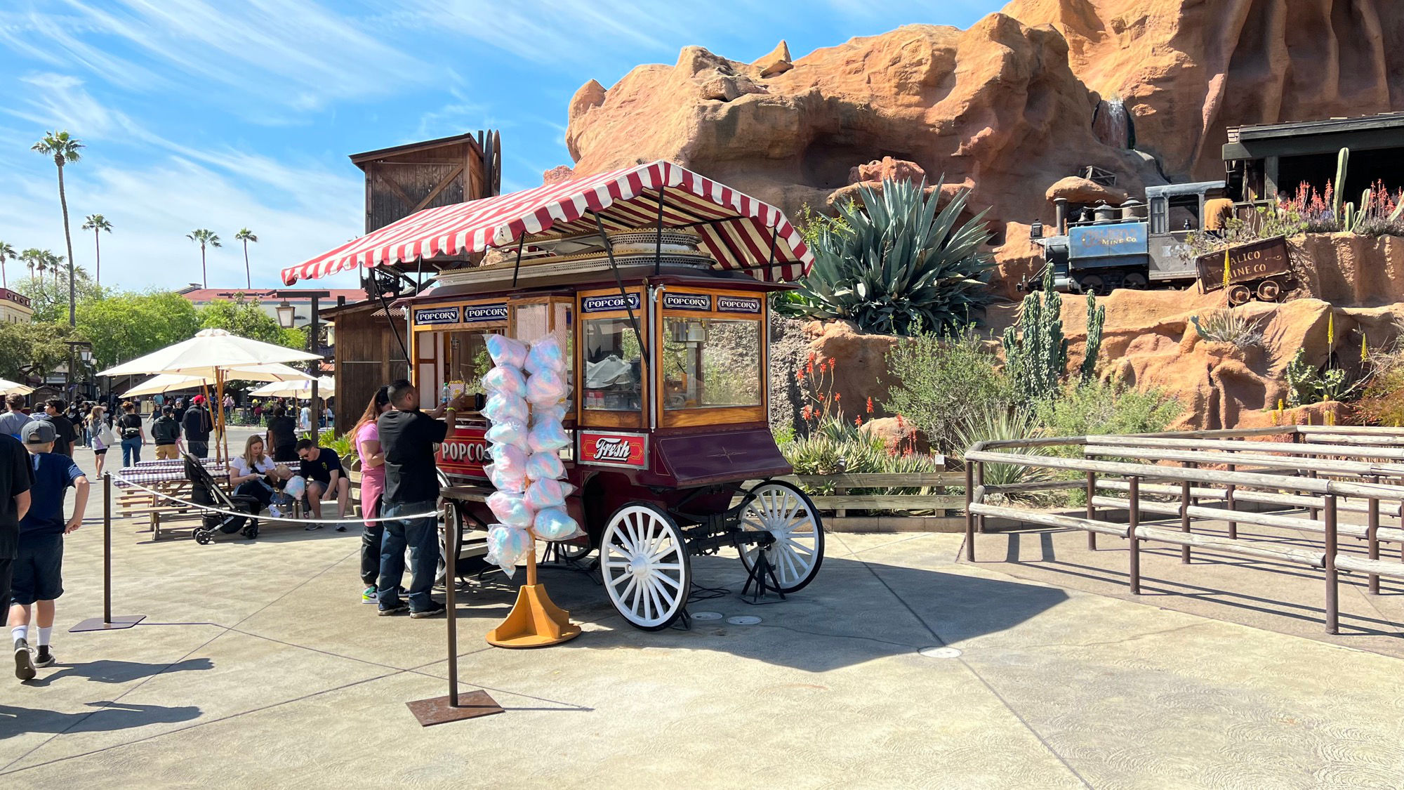 Calico Mine Popcorn Cart