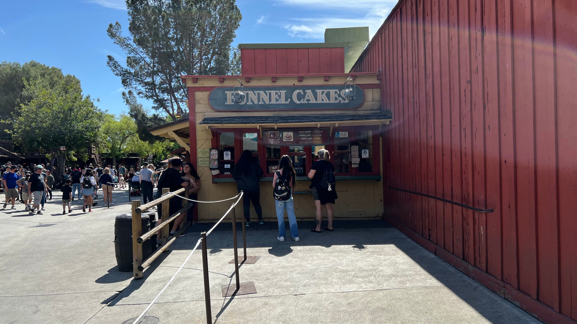 Ghost Town Log Ride Funnel Cakes