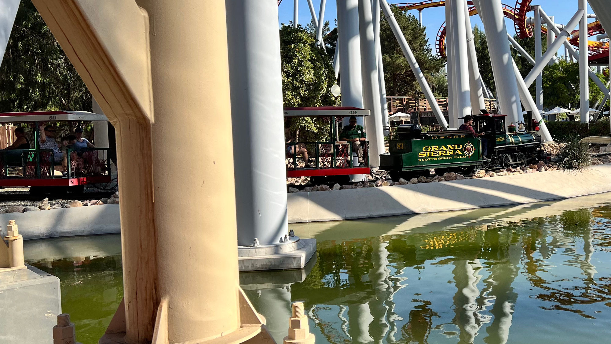 Grand Sierra Railroad view from the San Gabriel Mission Model