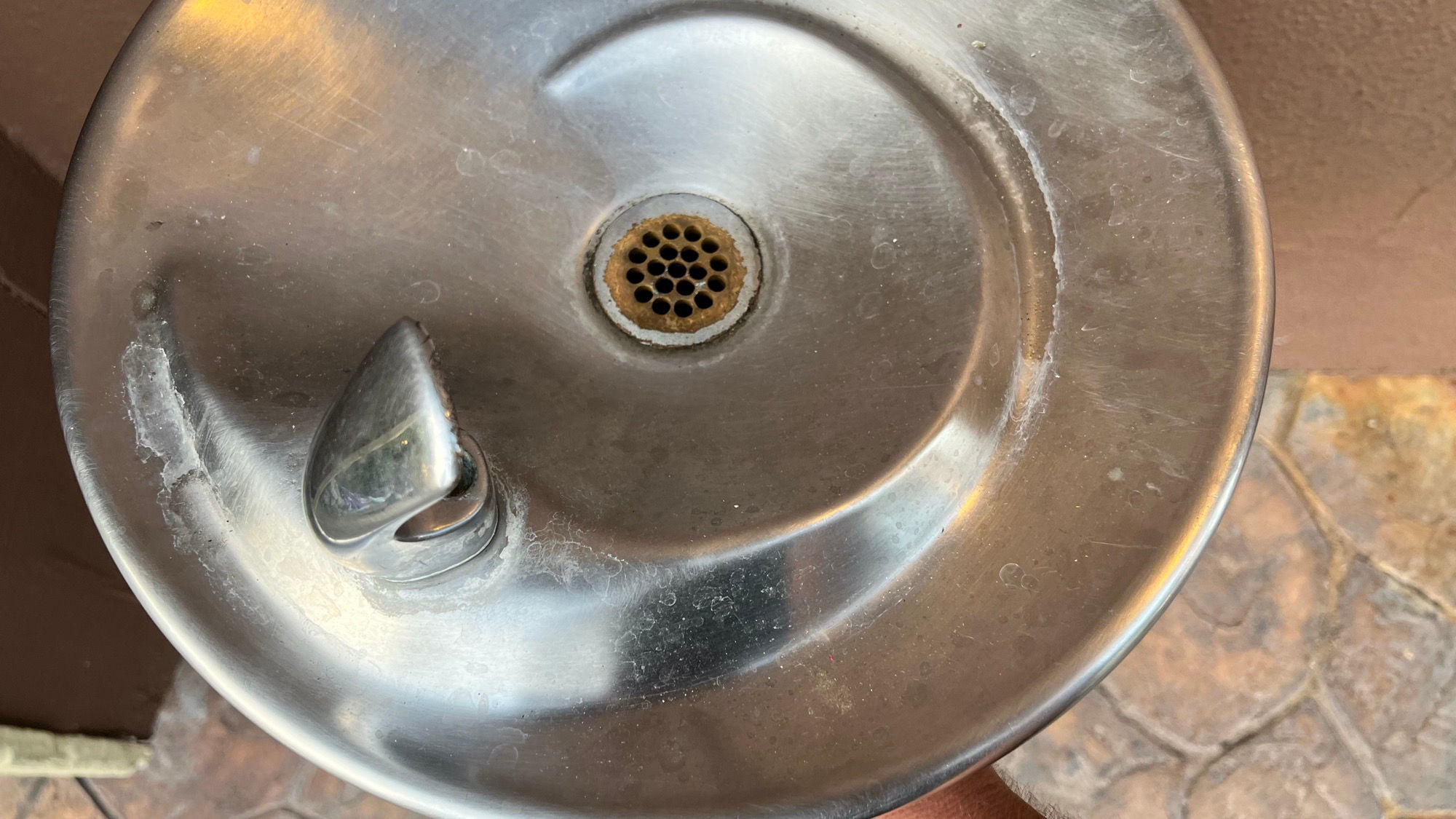 Drinking Fountain in front of the Grizzly Creek Lodge Restroom