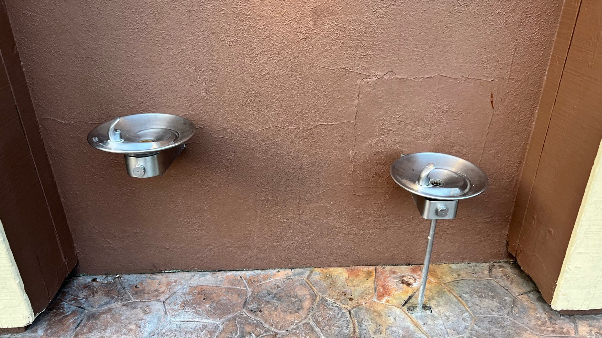 Drinking Fountain in front of the Grizzly Creek Lodge Restroom