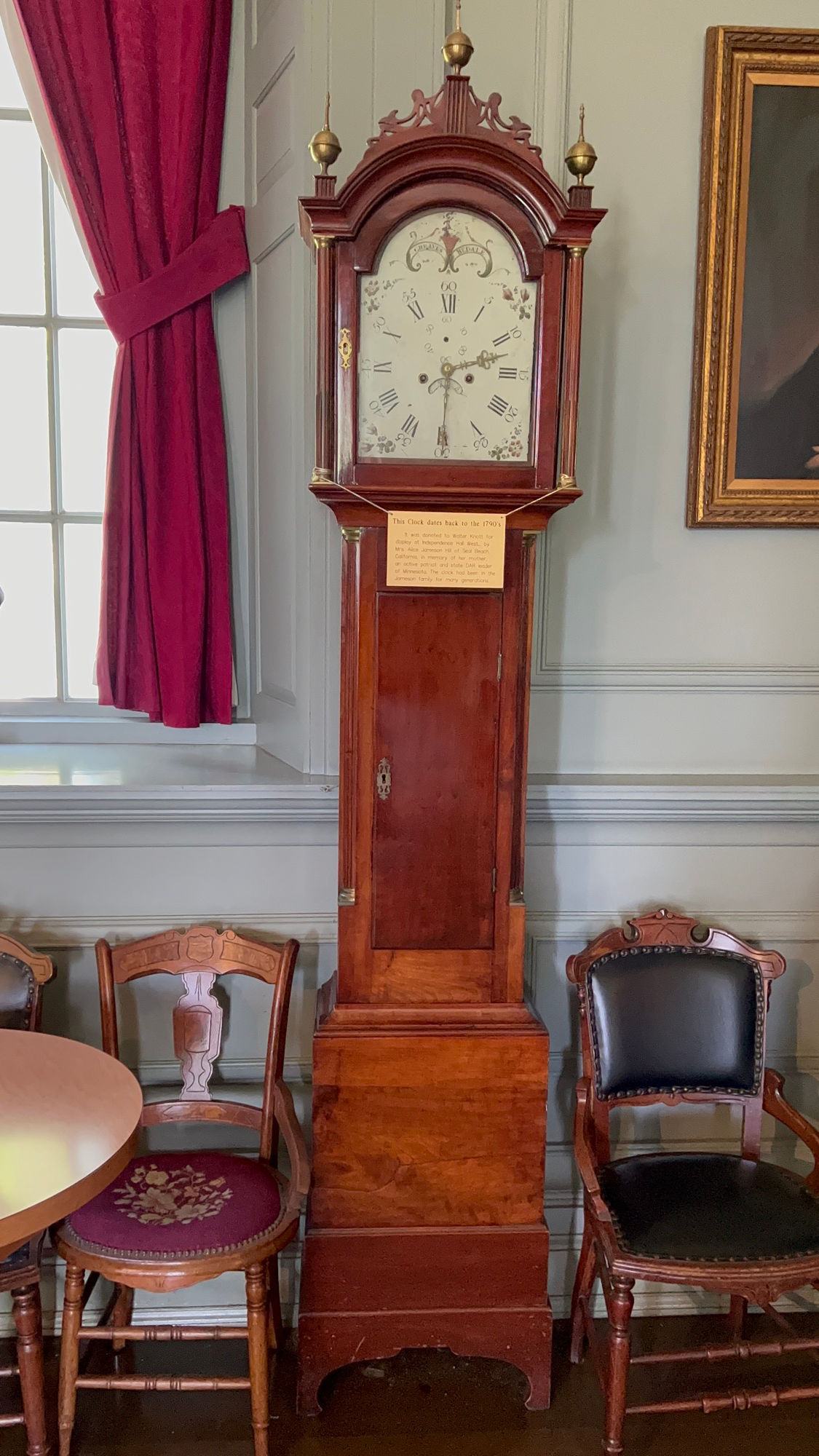 Independence Hall Museum Grandfather Clock