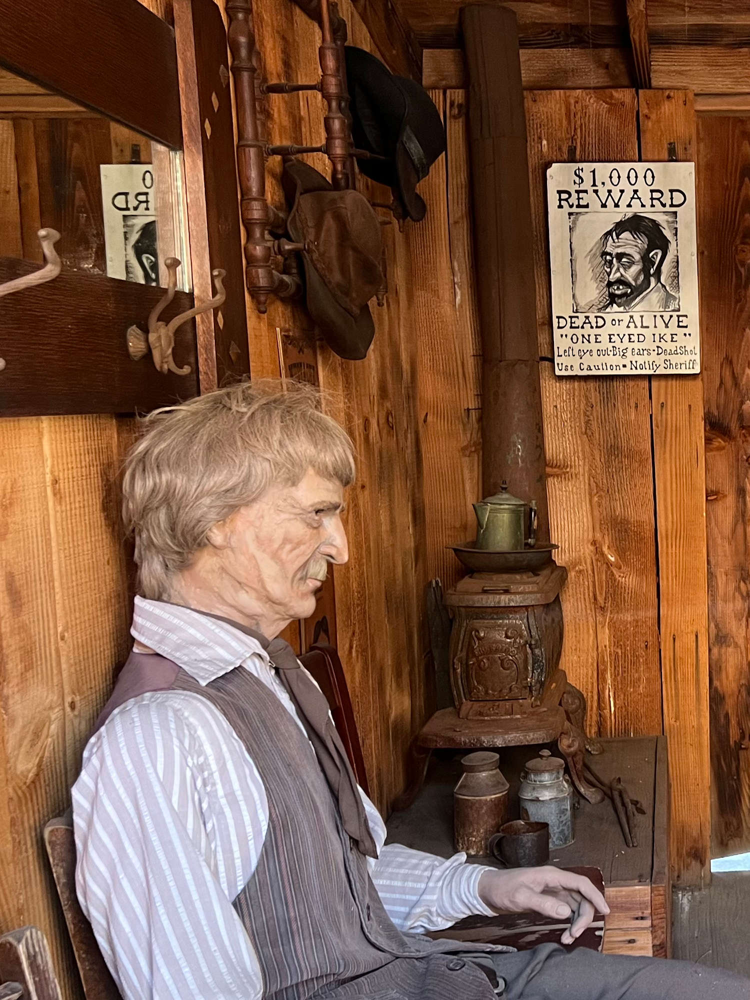 Knott's Berry Farm Barber Shop Customer