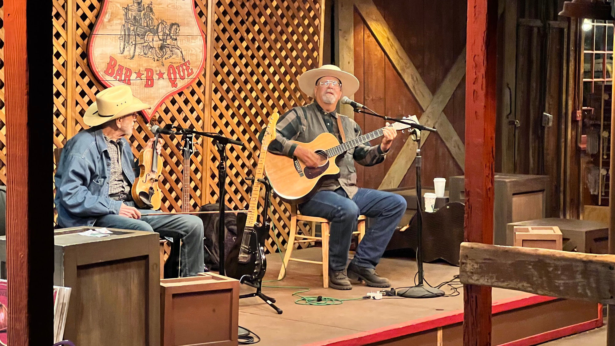 Knott's Berry Farm Fireman's BBQ Bluegrass Duo