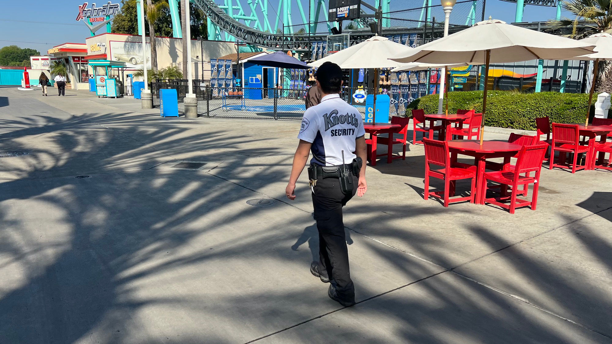 Knott's Berry Farm Boardwalk Security Guard