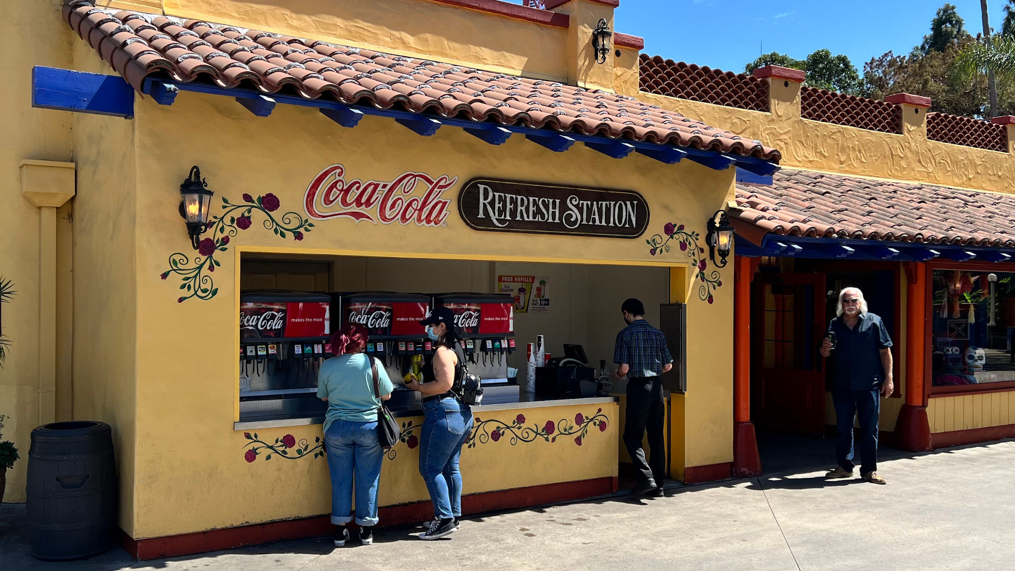 Knott's Berry Farm Coca Cola Refresh Station