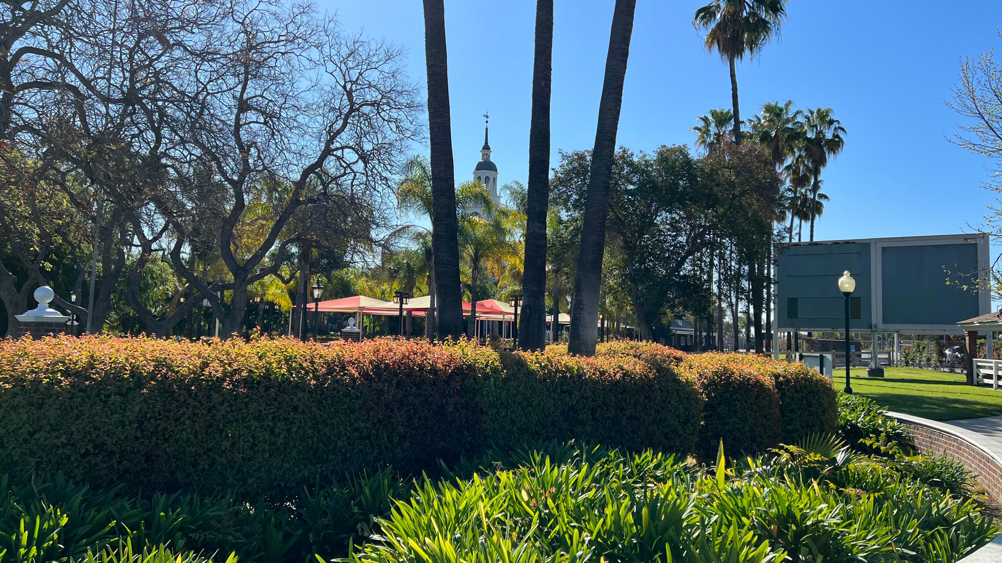 Knott's Berry Farm Independence Hall from a Distance