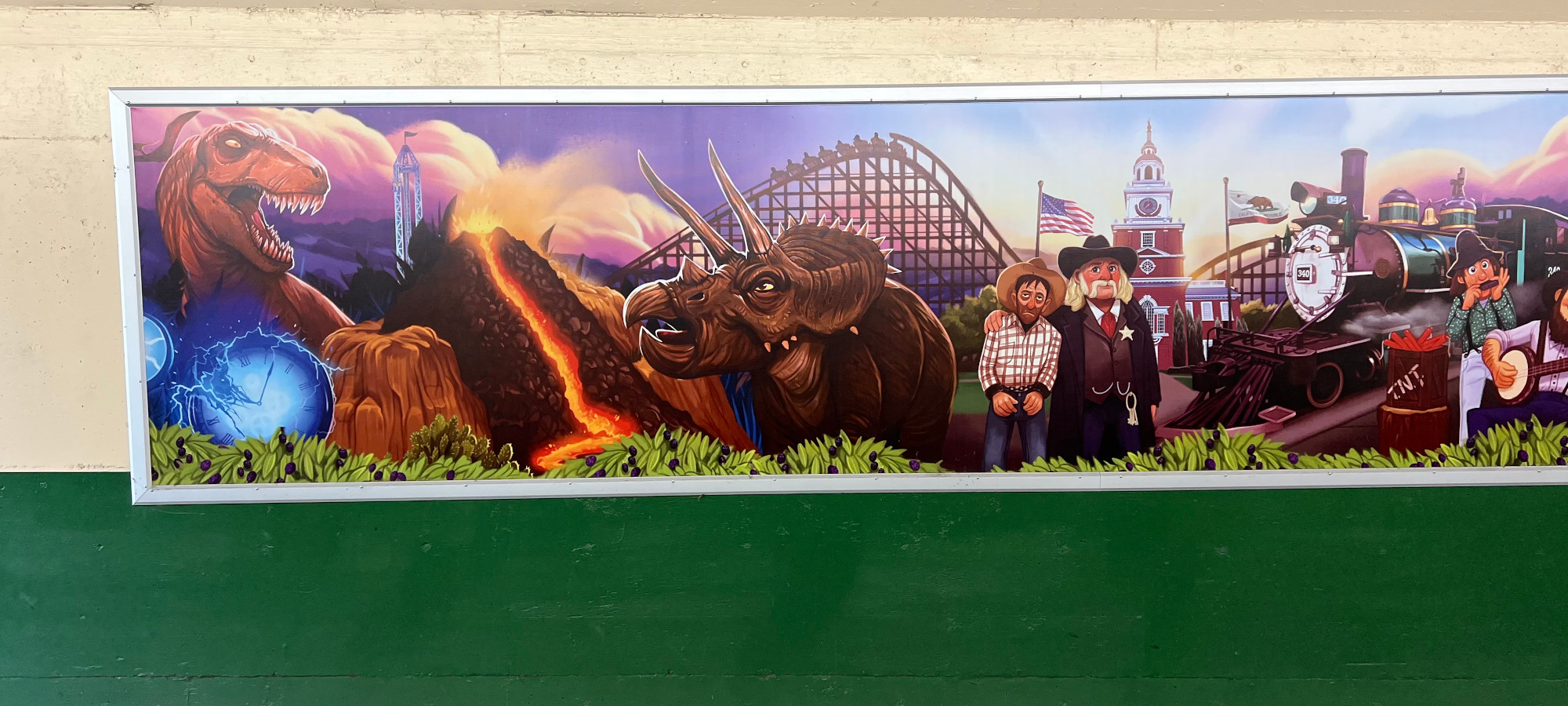 Knotts Berry Farm Mural