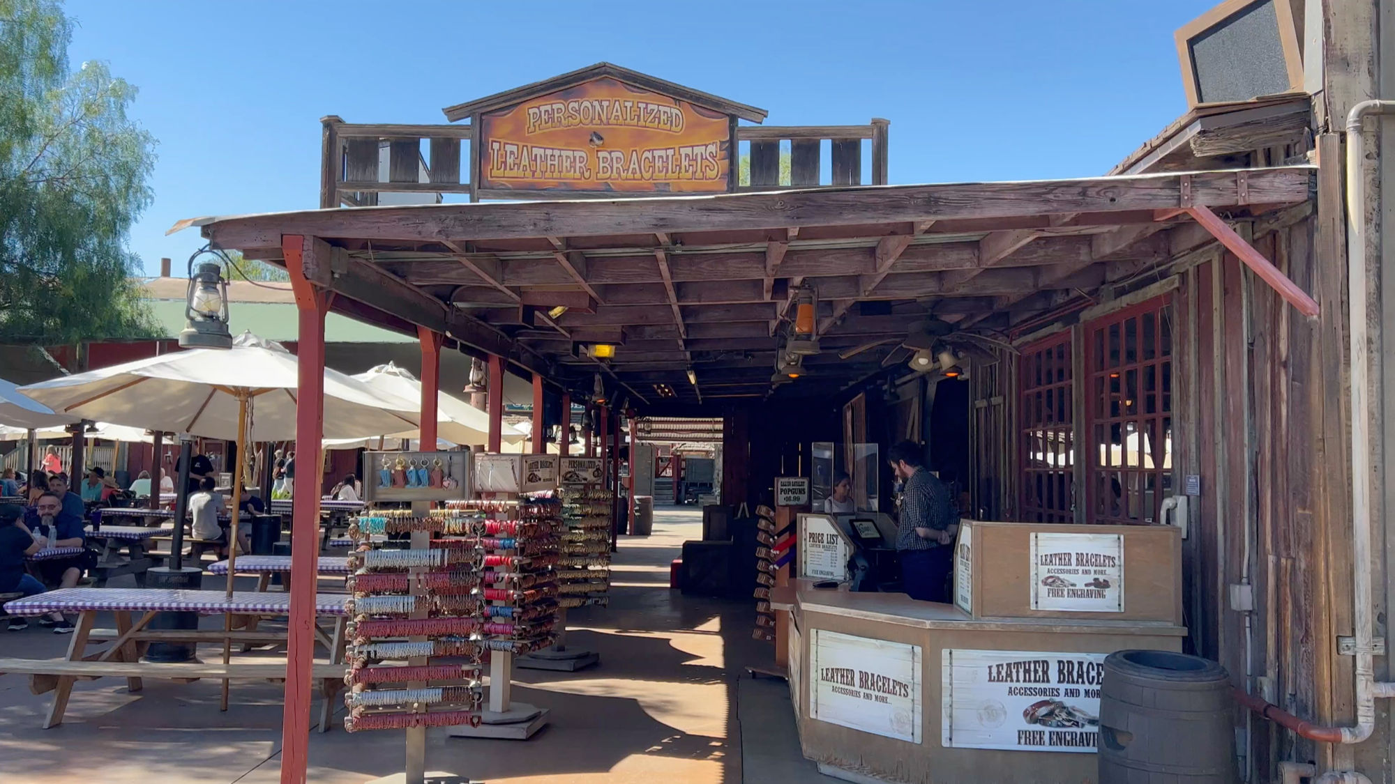 Knott's Berry Farm Personalized Leather Bracelets