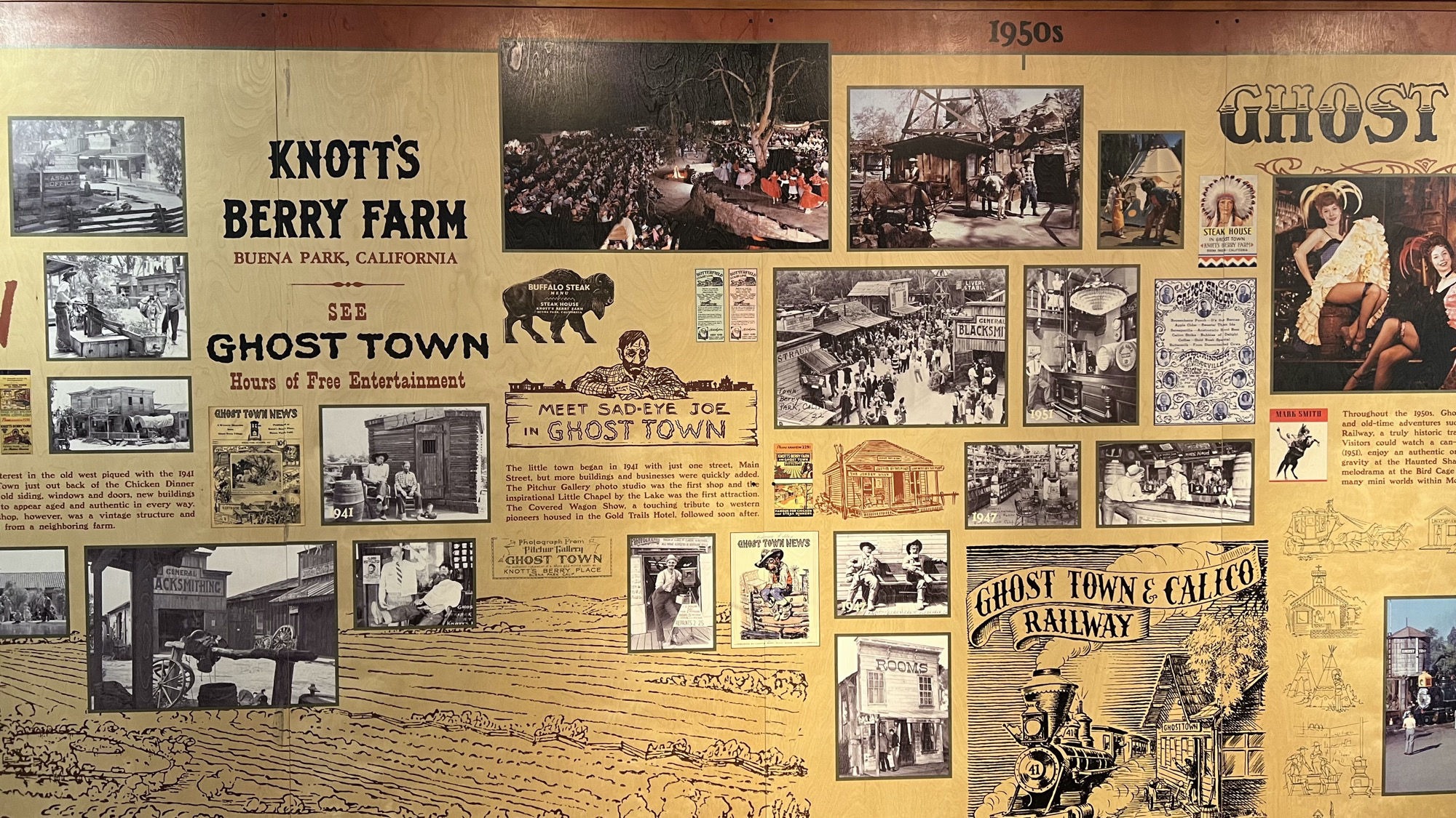 Knott's Berry Farm Timeline Ghost Town