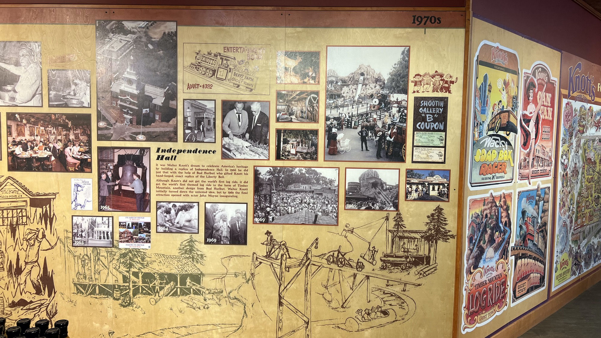 Knott's Berry Farm Timeline Independence Hall