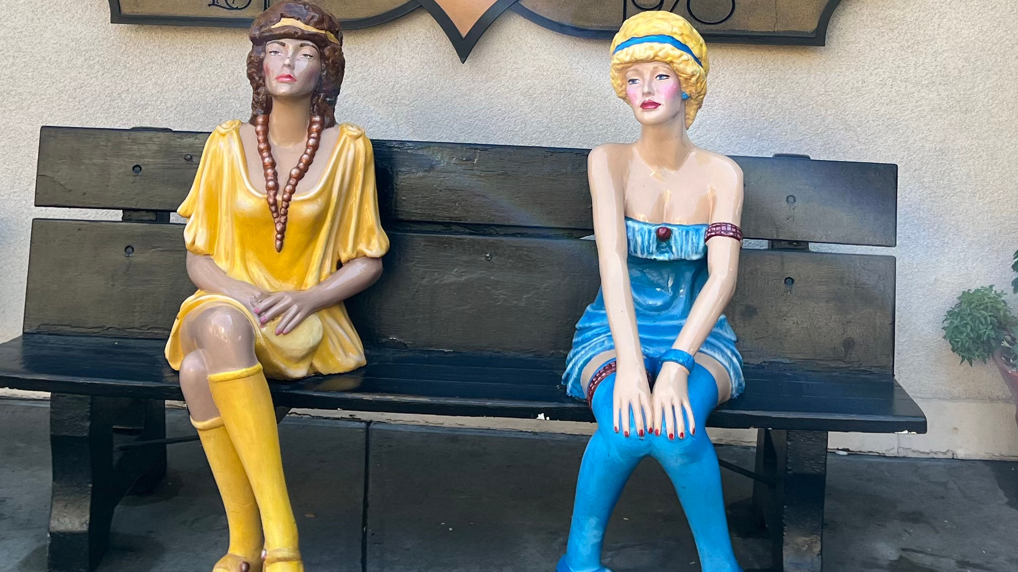 Flappers Bench Sculptures