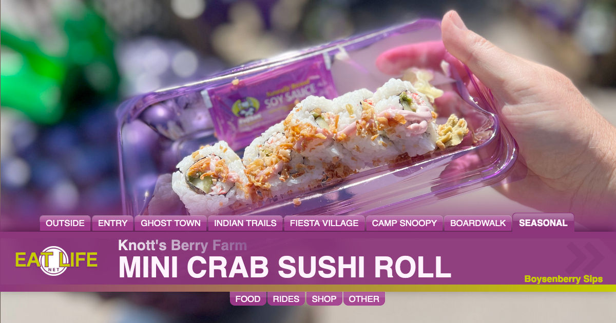 Mini Crab Sushi Roll