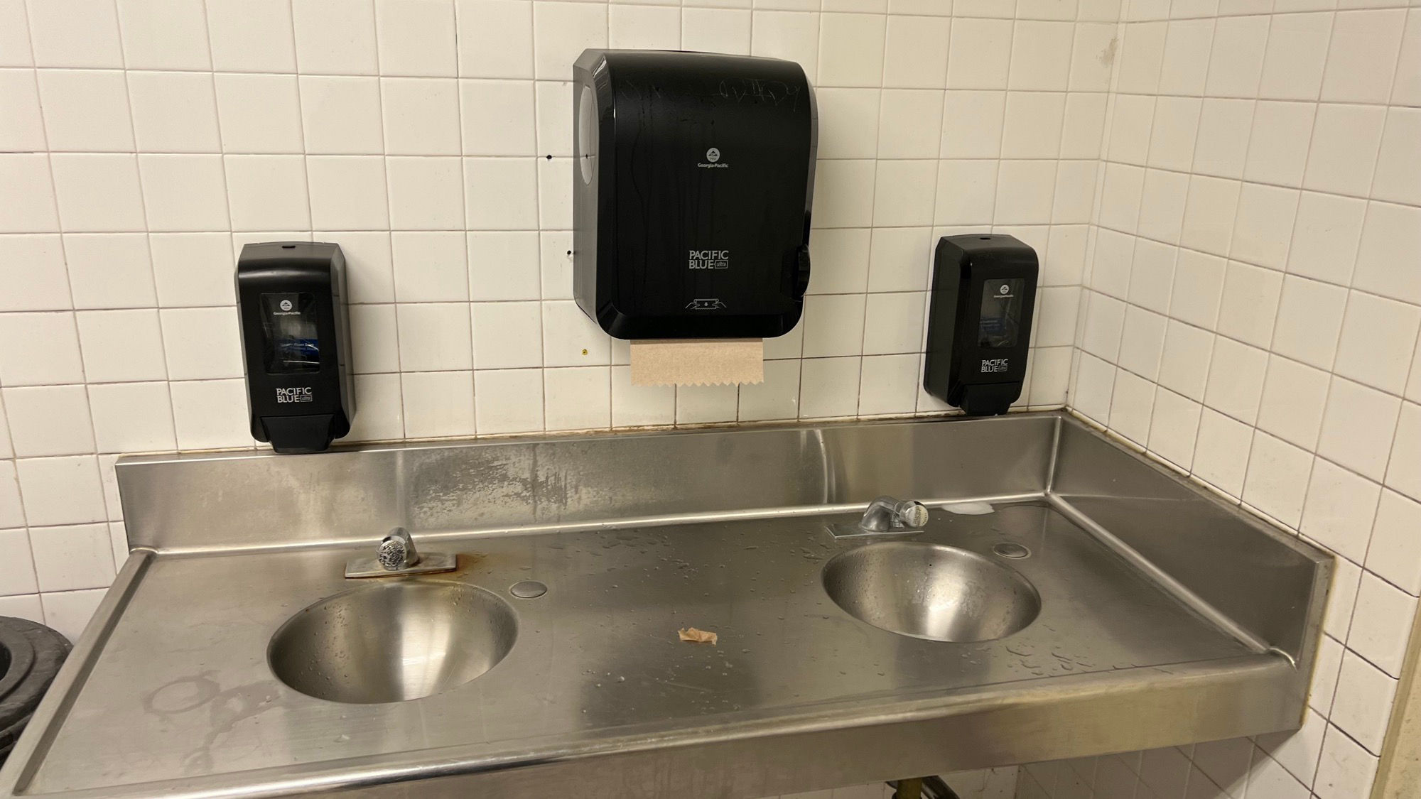 Parking Lot Restroom Sink