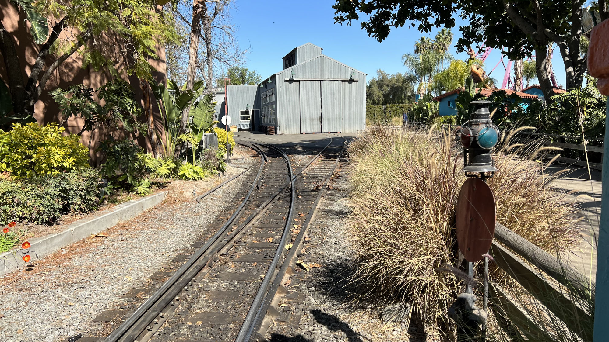 Fiesta Village Rail Road Track Crossing