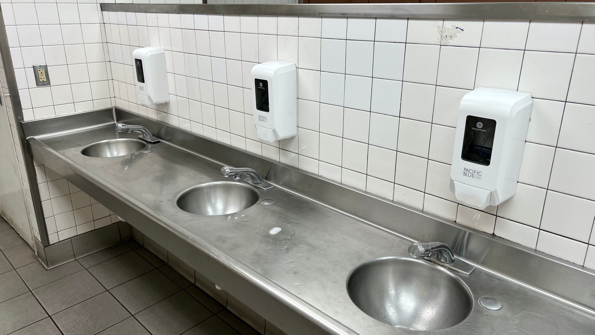 Timber Mountain Restroom Sinks
