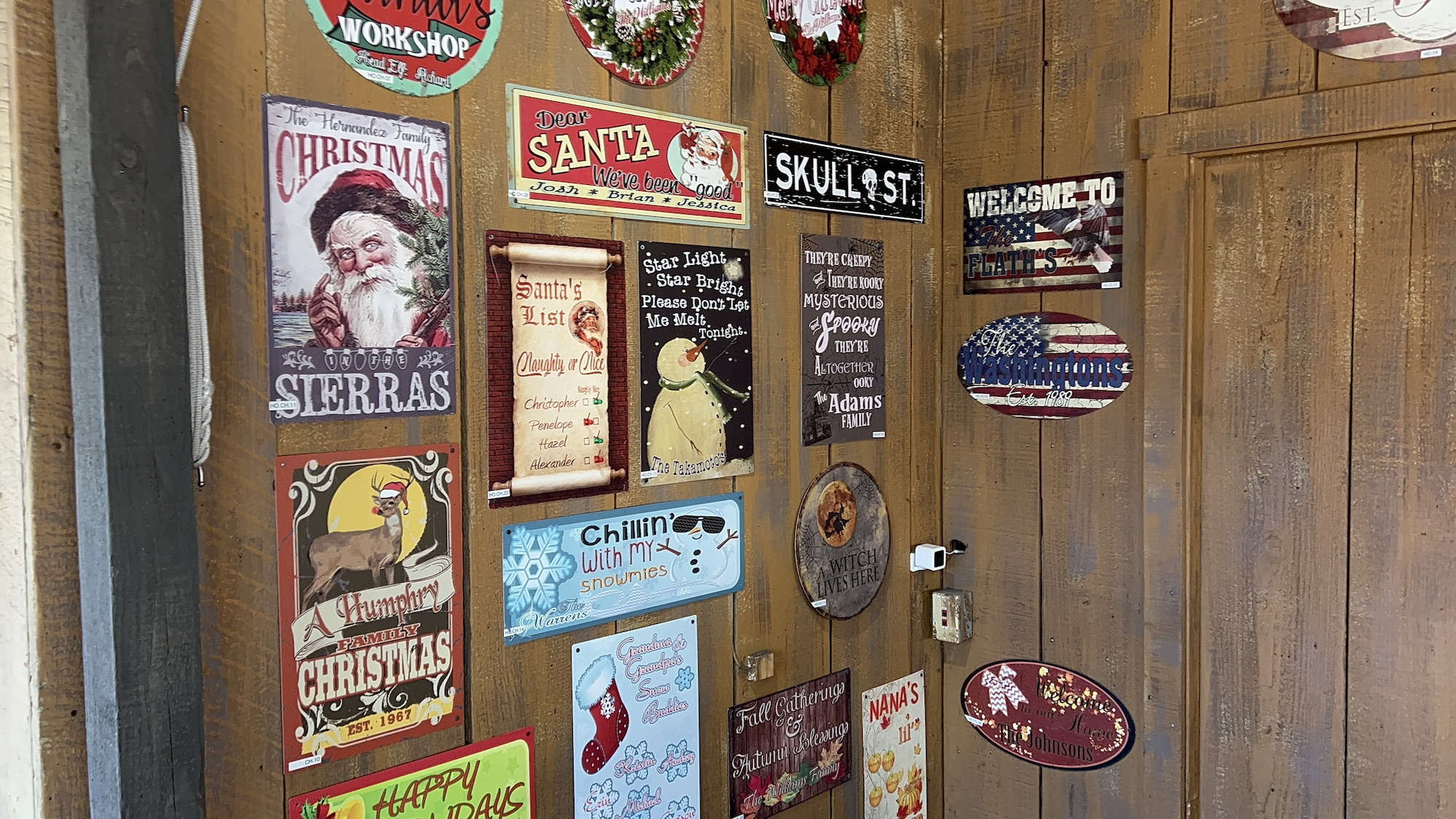 Vintage Signs Dear Santa