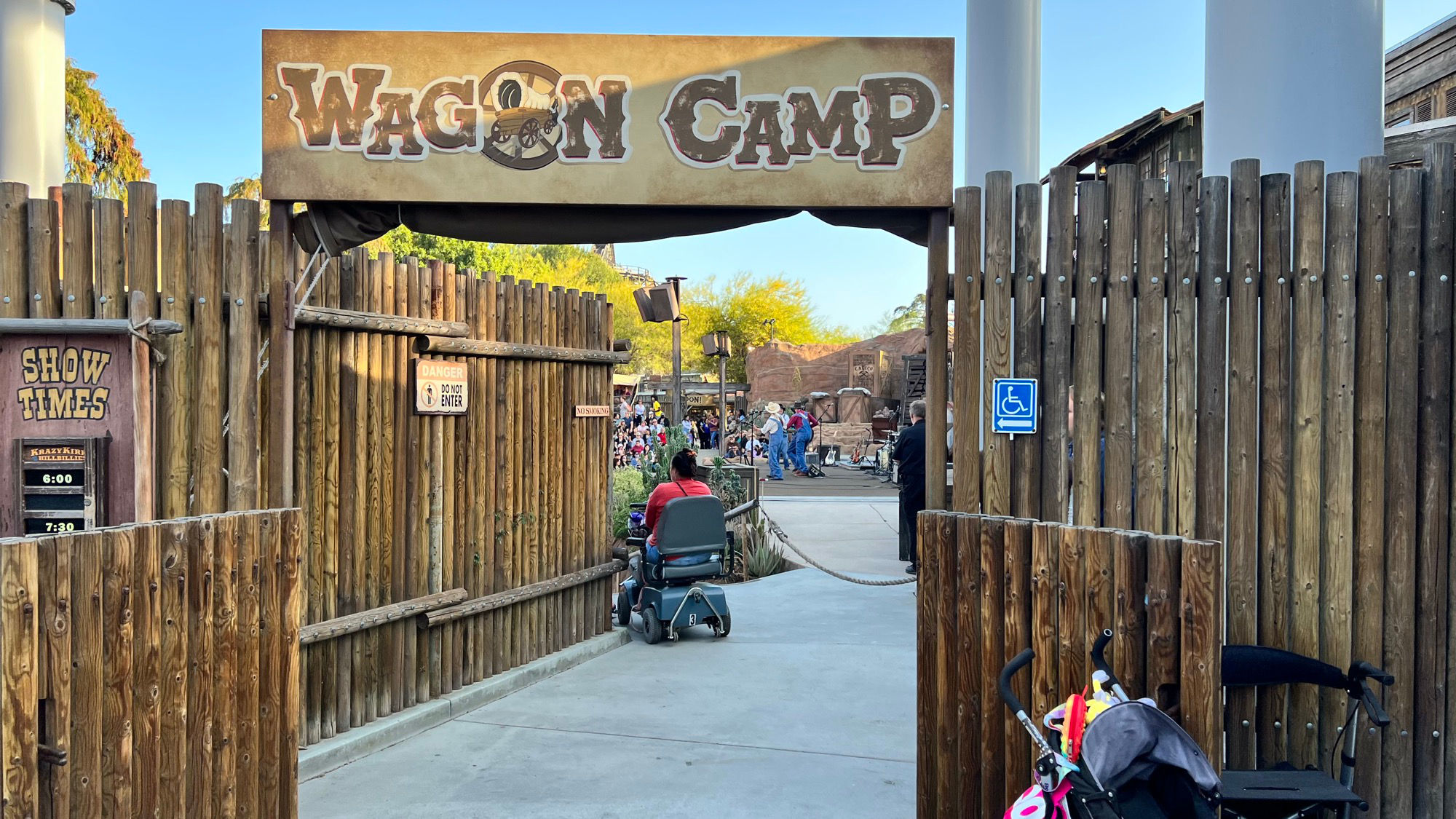 Wagon Camp Entrance