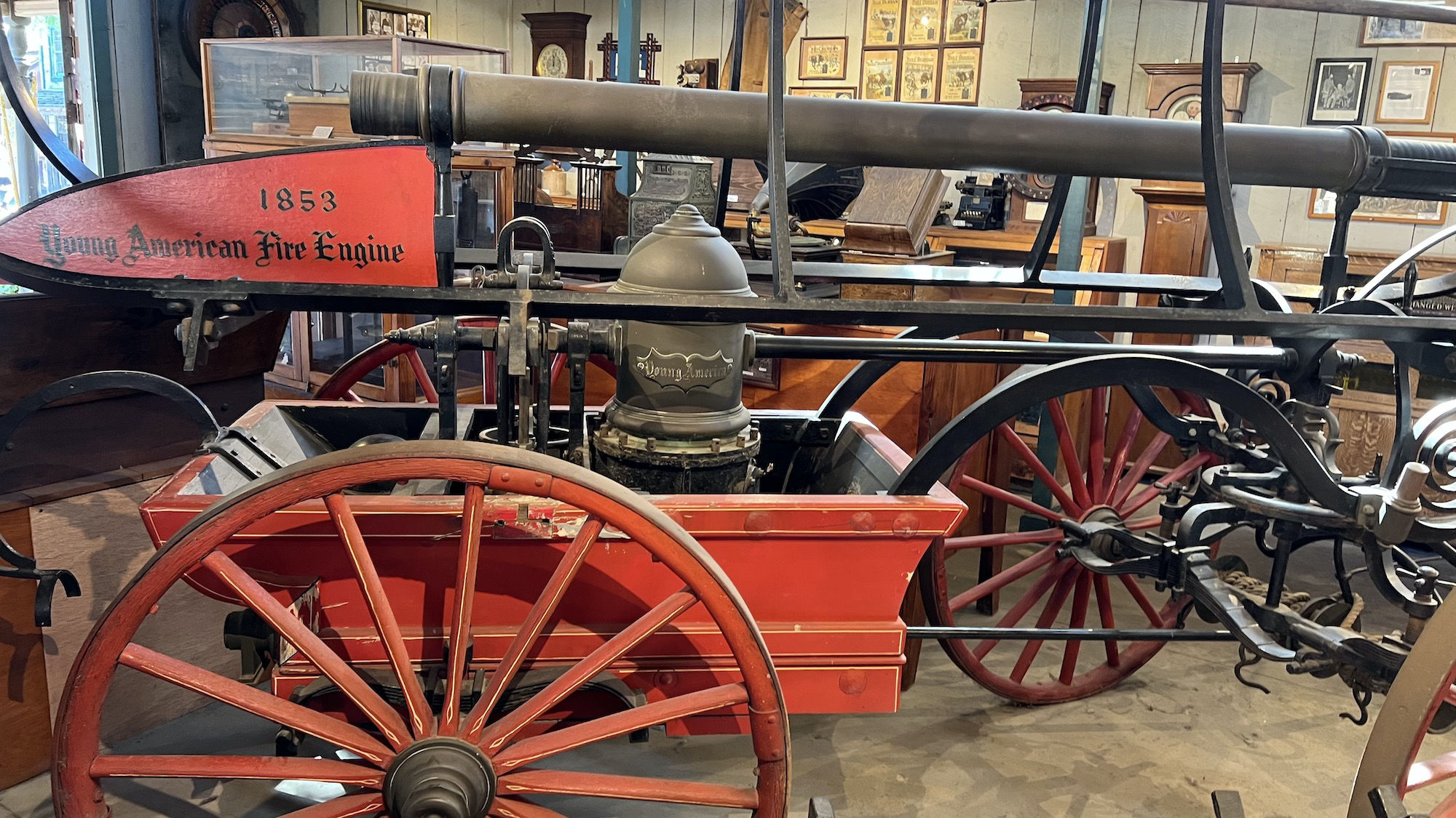 Western Trails Museum Fire Engine