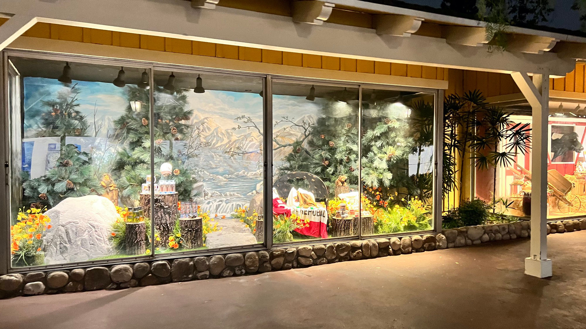 Virginia's Gift Shop Window Display California