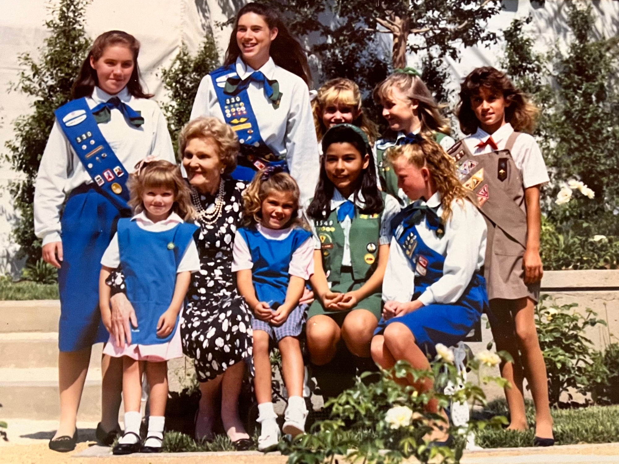 Girl Scouts Nixon Rose Garden