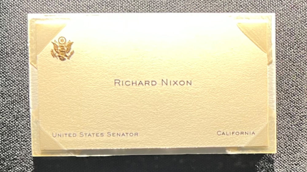 Nixon Business Card