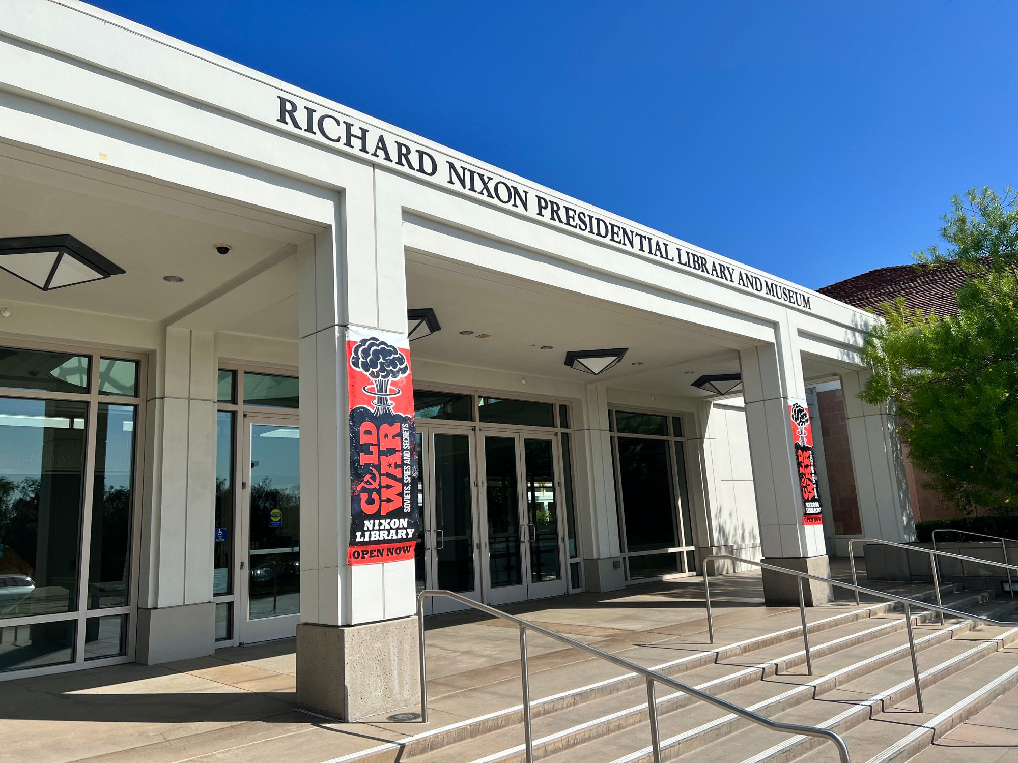 Nixon Library Entrance