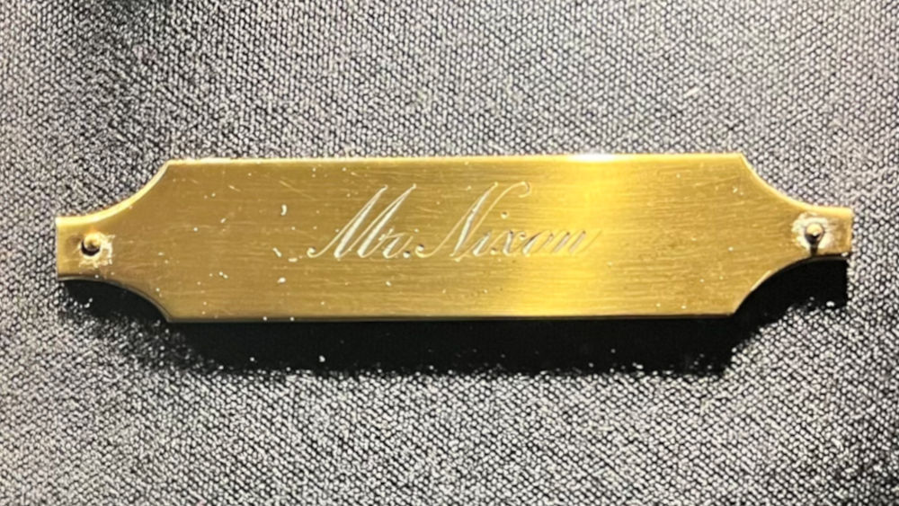 Nixon Name Plate