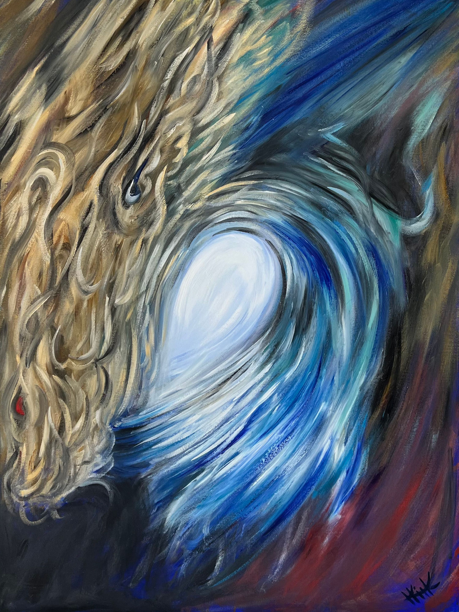 Howard Kirk Wave Portrait