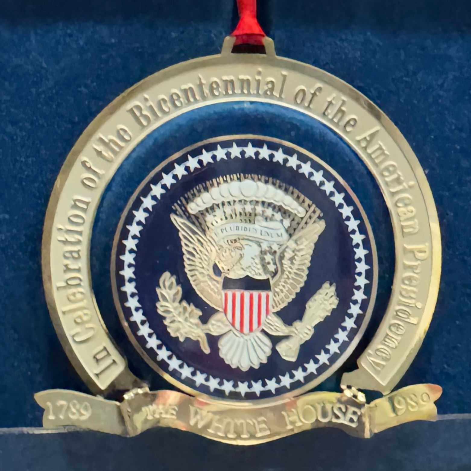 White House Christmas Ornament 1989