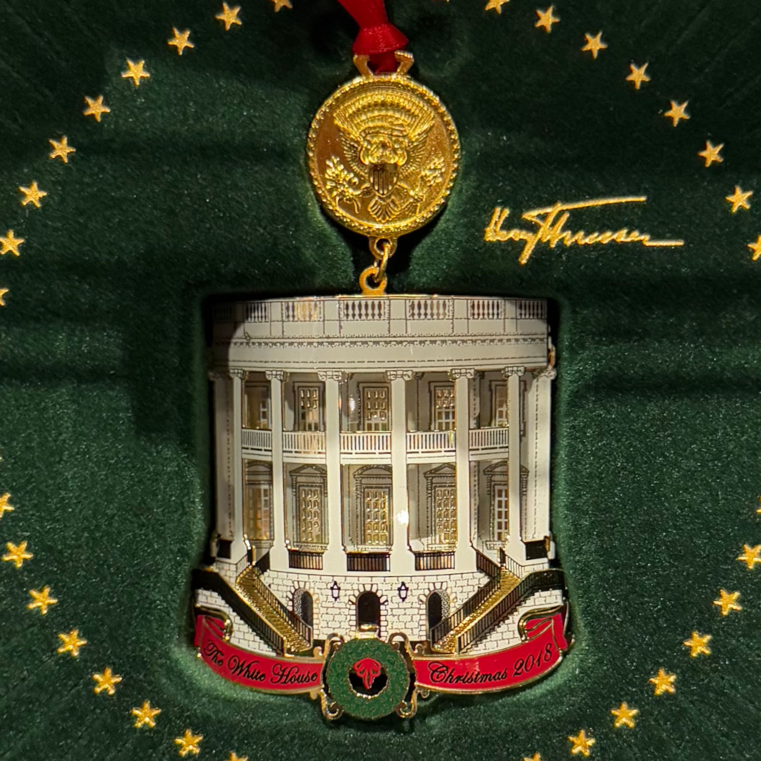 White House Christmas Ornament 2018