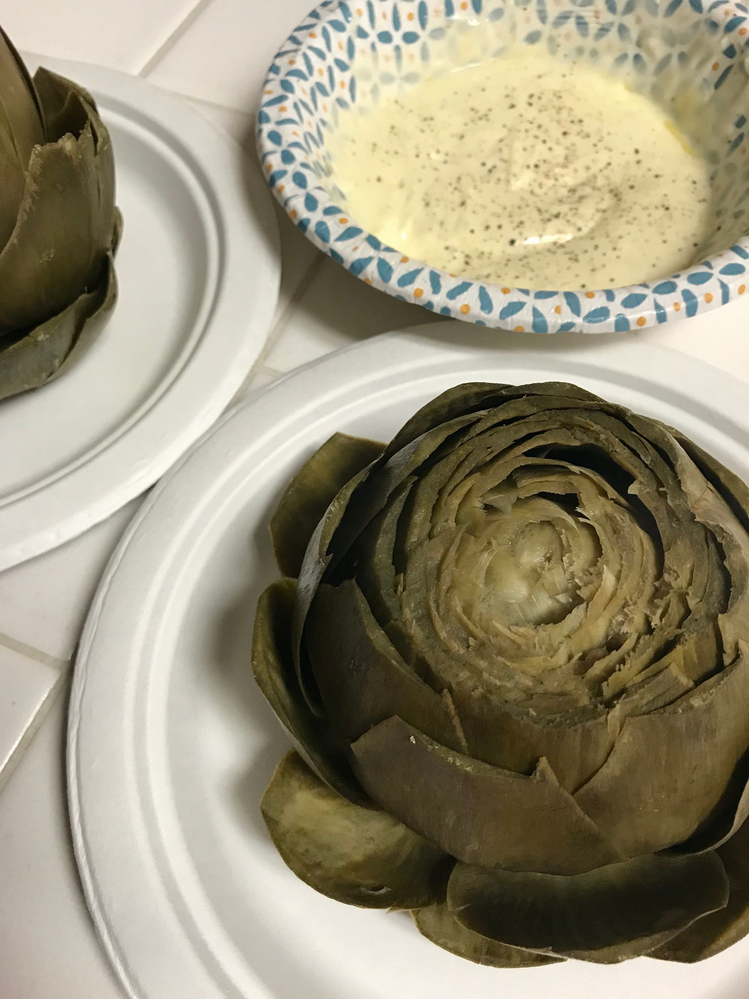 Artichokes With Dipping Sauce