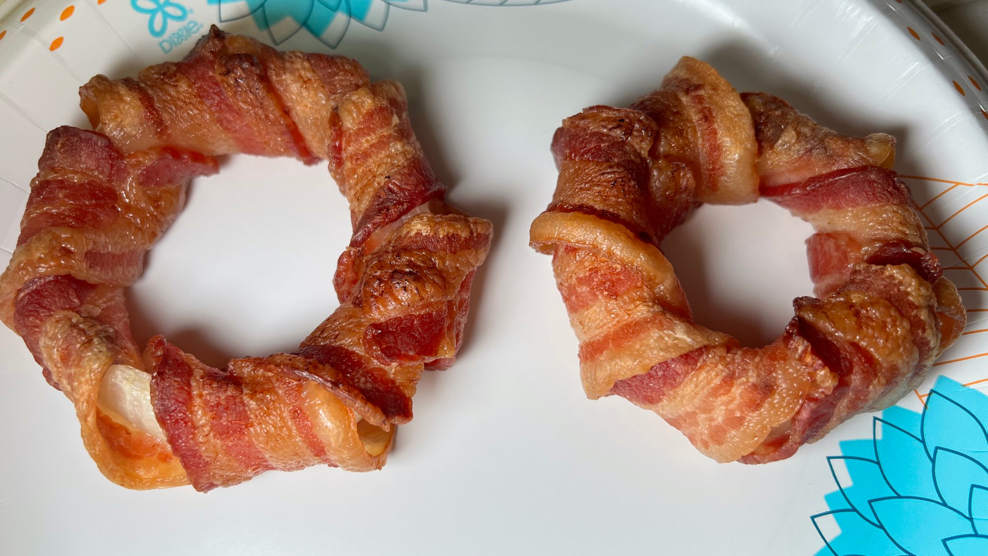 Bacon Wrapped Onion Rings Enjoy
