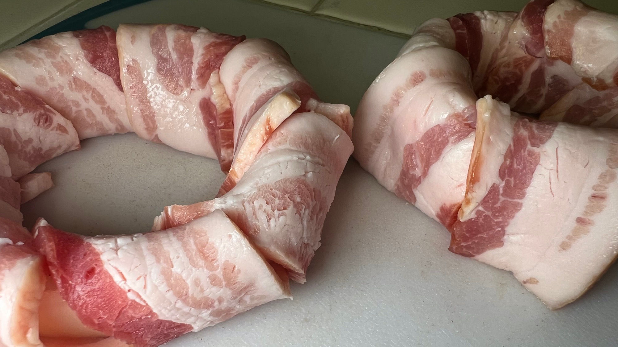 Bacon Wrapped Onion Rings Wraped