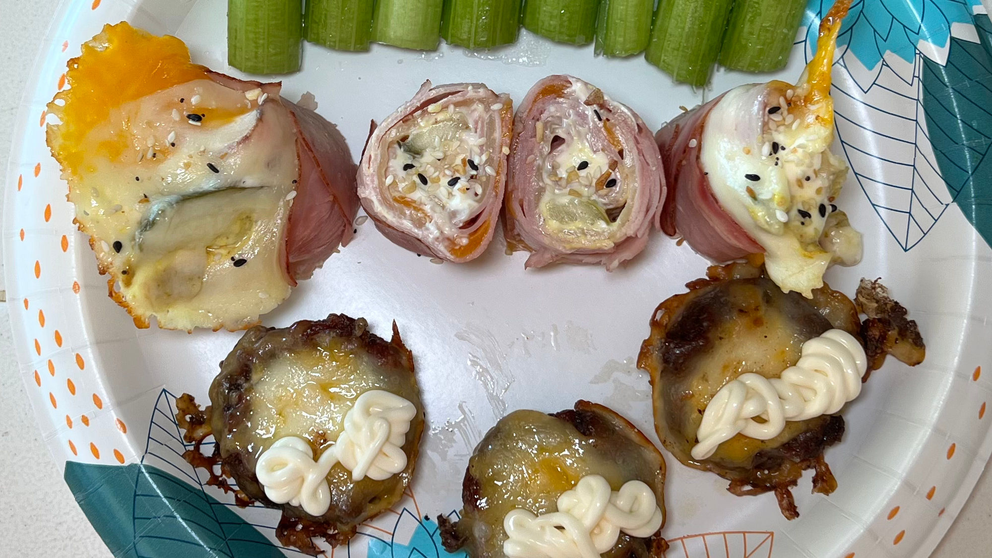 Baked Ham & Pickle Melts Muffin Cheeseburgers
