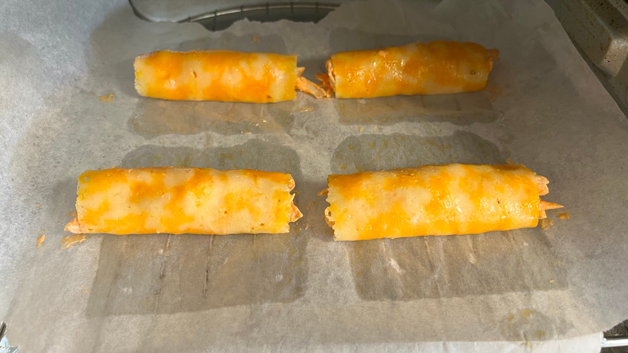 Buffalo Chicken Cheese Wraps Back in Oven