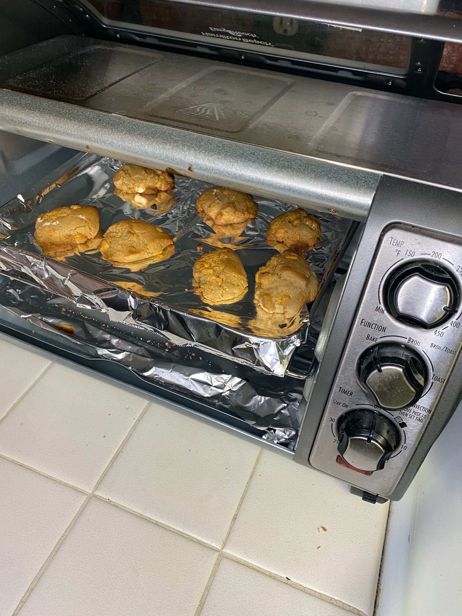 Butterscotch Cookies Toaster Oven