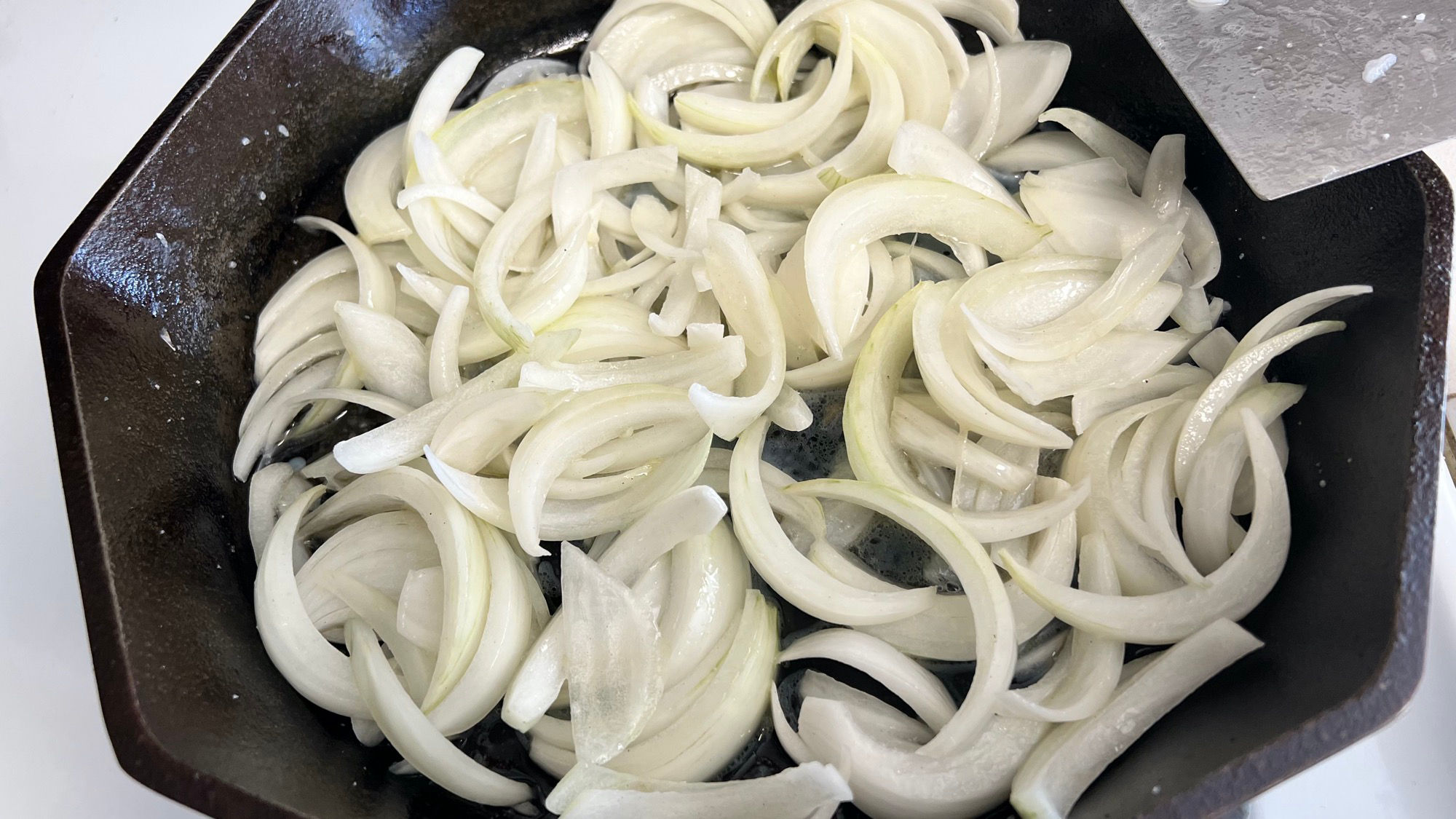 Caramelize Onions Stir to Coat
